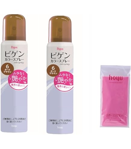 【新品】ビゲン カラースプレー 5深い栗色 Amazon | ホーユー ビゲン カラースプレー 5 (深い栗色) 82g(125mL) ×4